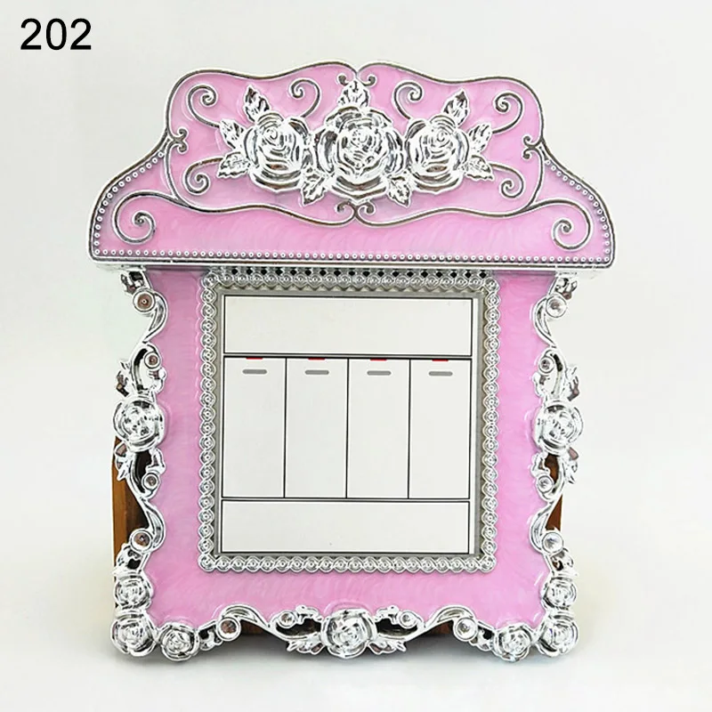 

HOT Creative Crown Shaped Switch Sticker Light Switch Stickers Outlet Decor Ornament for Living Room NDS66