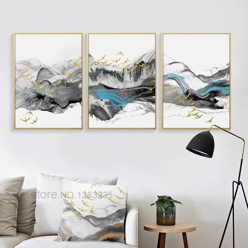

Gold Posters Lnk Abastract Yellow Wall Art Canvas Painting Cuadros Nordic Poster Picture Wall Pictures For Living Room Unframed