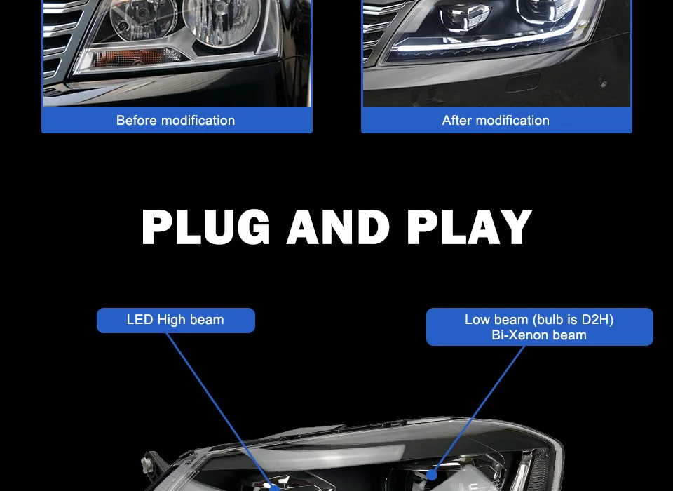 AKD автомобильный Стайлинг для VW Passat B7 фары 2012 Magotan светодиодный фонарь DRL Hid головной фонарь Ангел глаз биксеноновый луч аксессуары