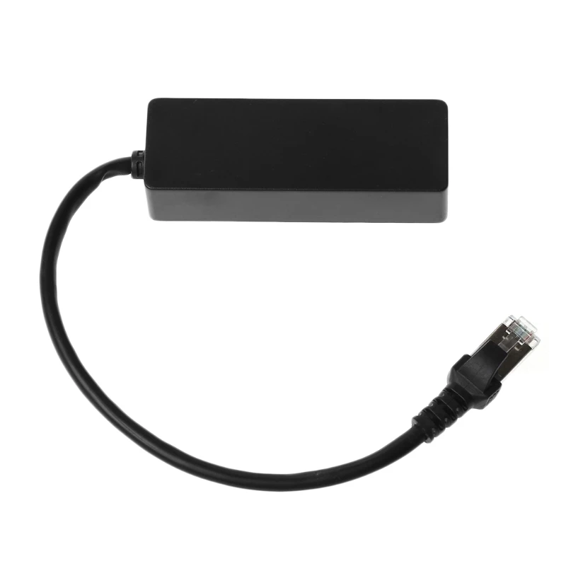 OOTDTY LAN Ethernet Cable Splitter Network RJ45 1 Male To 3 Female Connector Splitter Adapter Cable