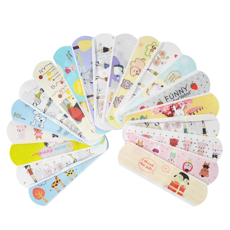25pcs/lot Waterproof Bandage Cute Cartoon Band Aid Kids Adhesive Wound  Paste Color Plaster Cartoon Medical Bandage - First Aid Kits - AliExpress