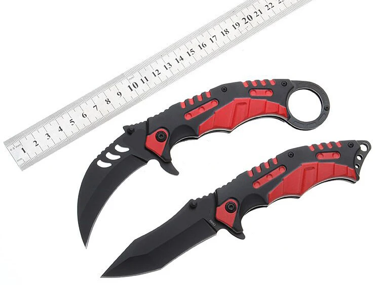 13 см длинный нож karambit Мини Складной тактический EDC инструмент Открытый Отдых