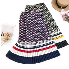 AcFirst Европа Америка женские юбки мода Высокая талия плиссированные до середины икры длинная юбка Одежда Империя размера плюс винтажные юбки