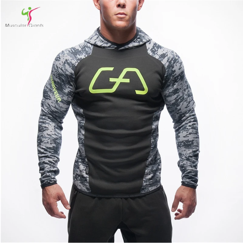 2016Men Hoodies Cotton Sweatshirt Male Tracksuit Hooded Jacket Patchwork Male Hoody Jackets Slim Hoodies Size