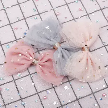

New Fashion Korean Design Lace Hairpin Hairpin Girls Flash Knot Hair Ornaments Princess Stars Moon Hair Accessories