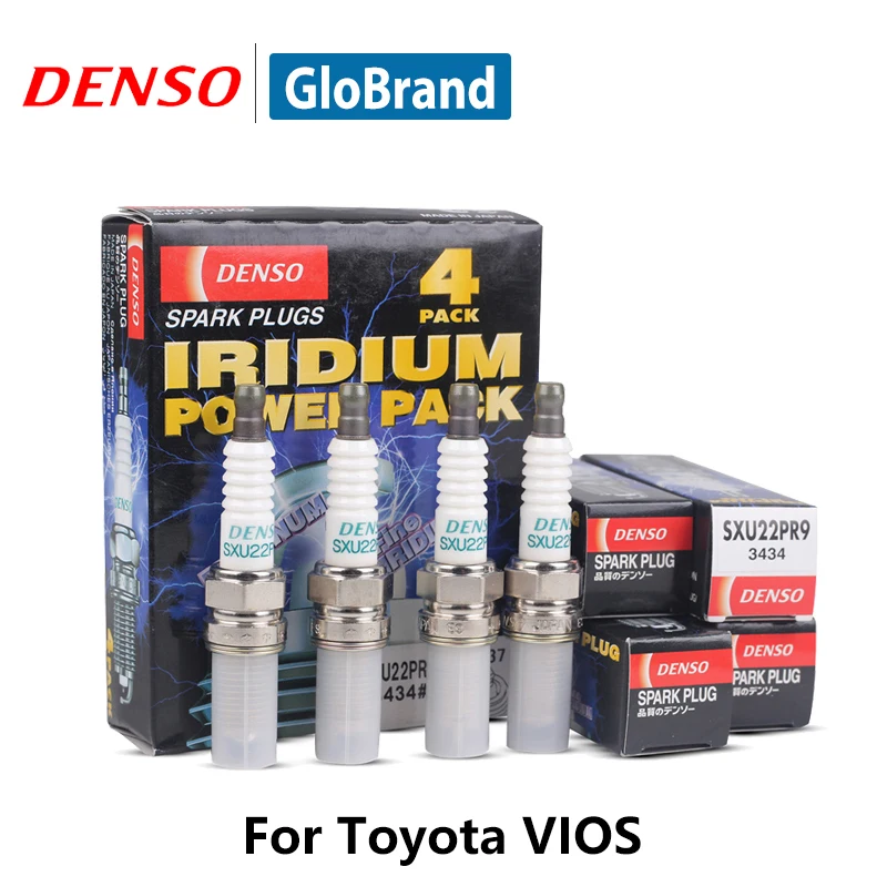4pieces/set Denso Car Spark Plug For Toyota Vios Skoda Fabia Rapid