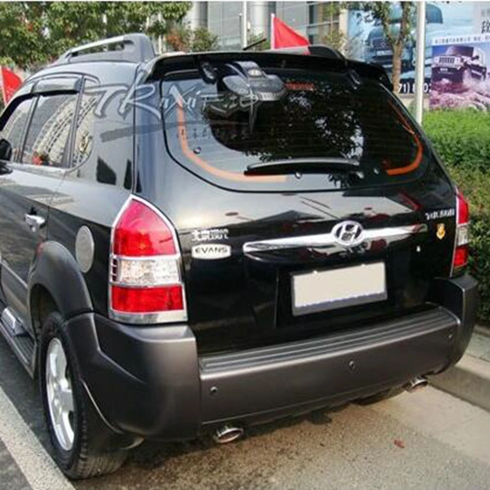 Для hyundai Tucson спойлер 2005-2012 АБС пластик Неокрашенный задний багажник Багажник