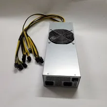 Супер мощный шахтерский блок питания BTC LTC DASH Mining power supply 110 V/220 V 2400W PSU для Antminer S7 S9 D3 L3+ t9+ Baikal X10 Giant-B