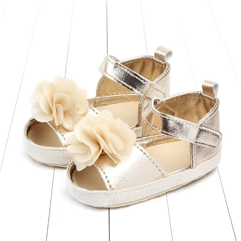 Baby Girl Sandals Summer Non-slip Crib Shoes for Girl (2)