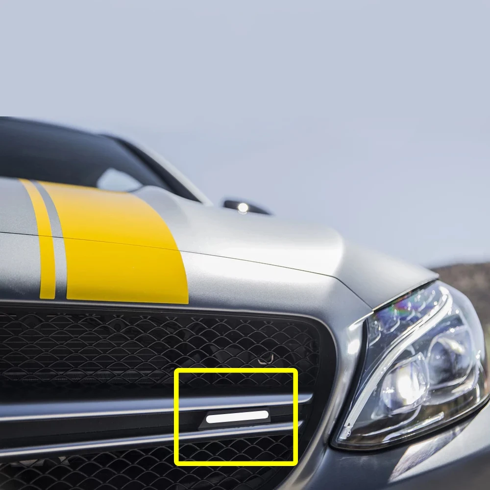 1 5pcs For AMG Logo Car Grill 3D Badge Decor Sticker For Mercedes Benz A B