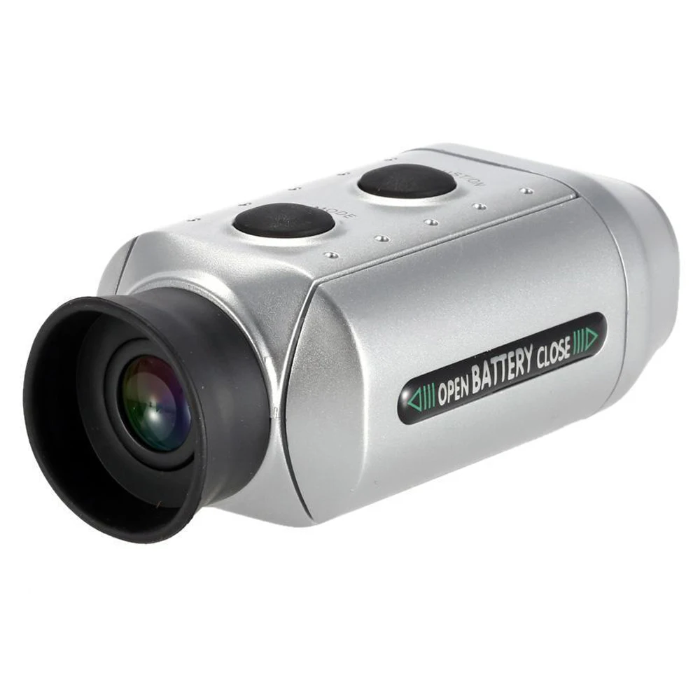 

White Digital Pocket 7X Golf Range Finder Golf Scope Yards Distance Measurer LS