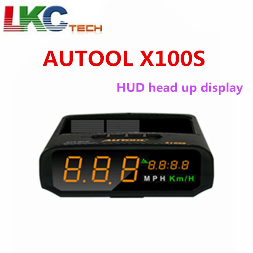 

AUTOOL X100S Universal Car HUD head up display OBD2 Car Speedometer MPH/KM/h Overspeed Alarm Smart Digital Speedometer