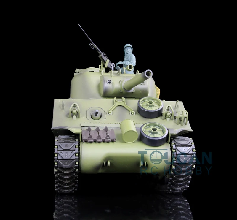 

HengLong 1/16 Scale USA M4A3 Sherman Plastic Version RTR RC Tank Model 3898