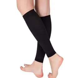 1 пара снимает ногу икры рукав варикозное расширение вен циркуляции сжатия эластичный чулок ноги поддержка для женщин 20-30 мм рт. ст