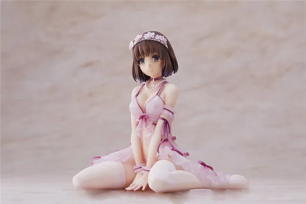 GZTZMY Saenai Heroine No Sodatekata Katou Megumi pajamas PVC Action Figures toys Anime figure Toy For Kids Christmas Gifts (2)