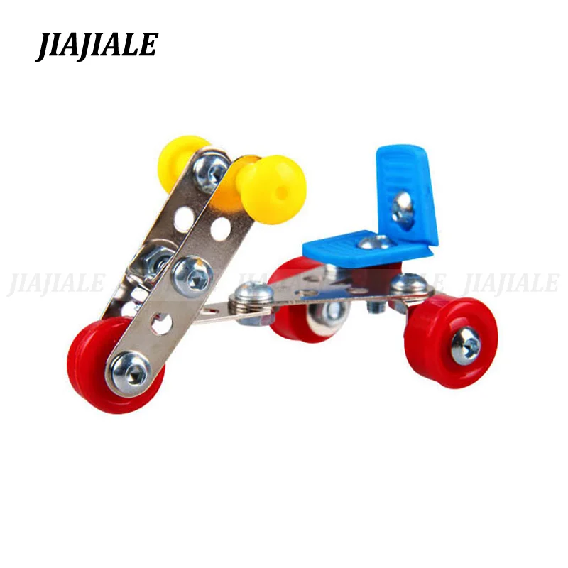 

JIAJIALE Metal Model Building Kits Puzzle Tricycle Enlighten Education Assemblage DIY Toys VS 3d metal model kits