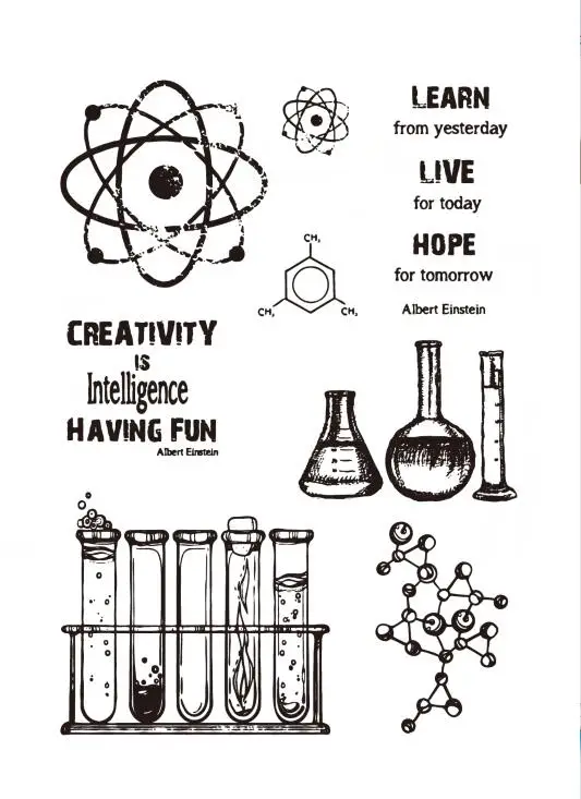 

Learn /Live /Hope Transparent Clear Silicone Stamp/seal for DIY Scrapbooking/photo Album Decorative Clear Stamp Sheets ST0184