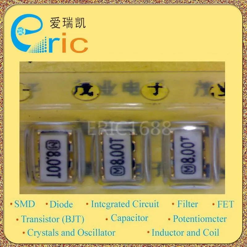 10pcs EFOSS8004E5 Crystal Resonator 1808 8 Mhz Marking 800T 8.00T