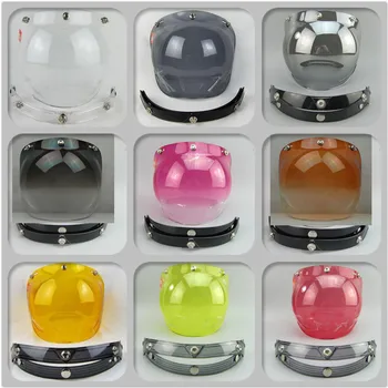 

vintage viseira For TORC motorcycle helmet windshield bubble pilot Glasses jet scooter visor for biltwell Hot Sale