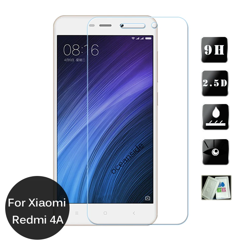 2 шт для Xiaomi Redmi 4A Закаленное стекло протектор экрана 5 9h защитная пленка на