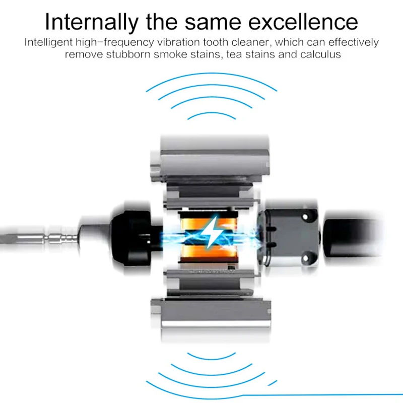 Новое поколение портативная электрическая звуковая зубная скалер для удаления зубов, удаление пятна на зубах приспособление для Тартара, отбеливание гигиены полости рта