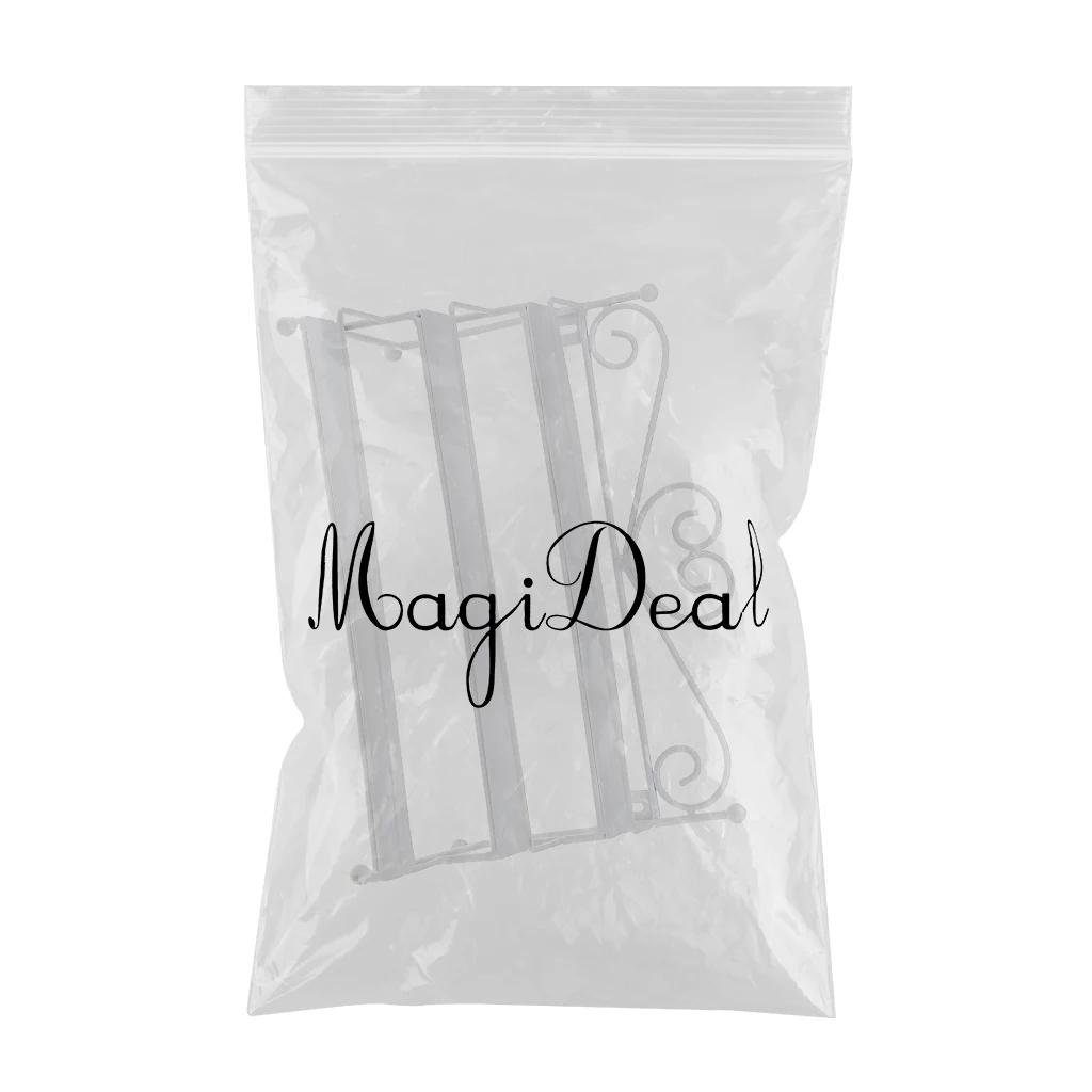 MagiDeal Metal Heart Organizer Nail Polish Display Stand Rack for 24 Bottles Convenient Nails Art Decorations