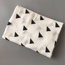 Хлопок Мягкий муслин новорожденных пеленание Одеяло младенческой Пеленальный Полотенца