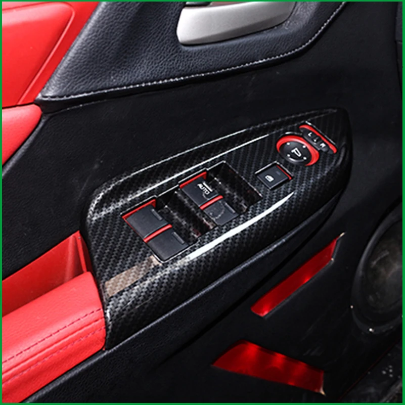 Аксессуары для Honda Jazz Fit GK5 2014 2015 2016 интерьерная ручка переключатель оконного