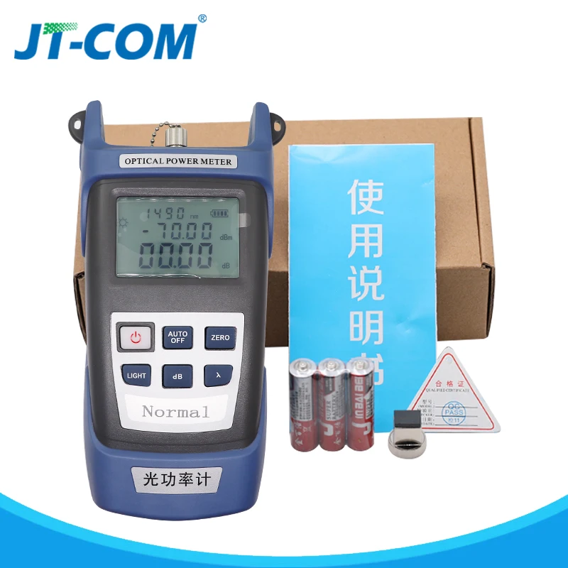 

Optical Power Meter Fiber Optic Cable Tester 650nm OPM FTTH Tool Kit Red Light Laser Source SC Connector no visual fault locator