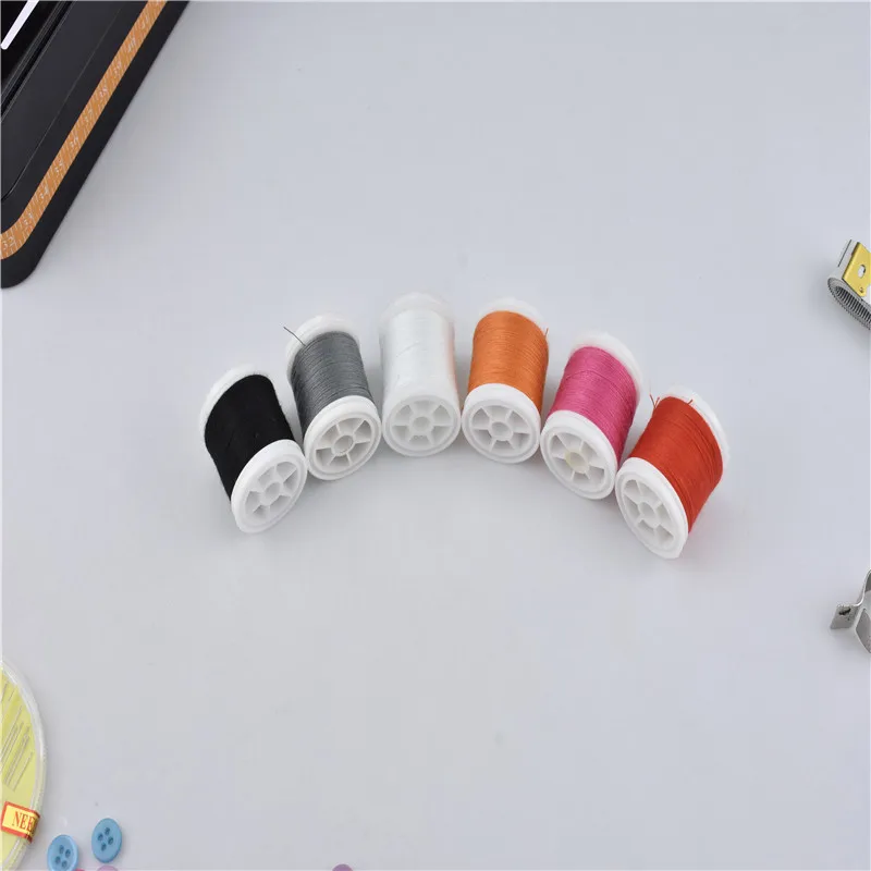 Multi-function Sewing Kits Sewing Scissors Threads Needles Tape Measure Sewing Accessories Set with Box For Home &Travelling (2)