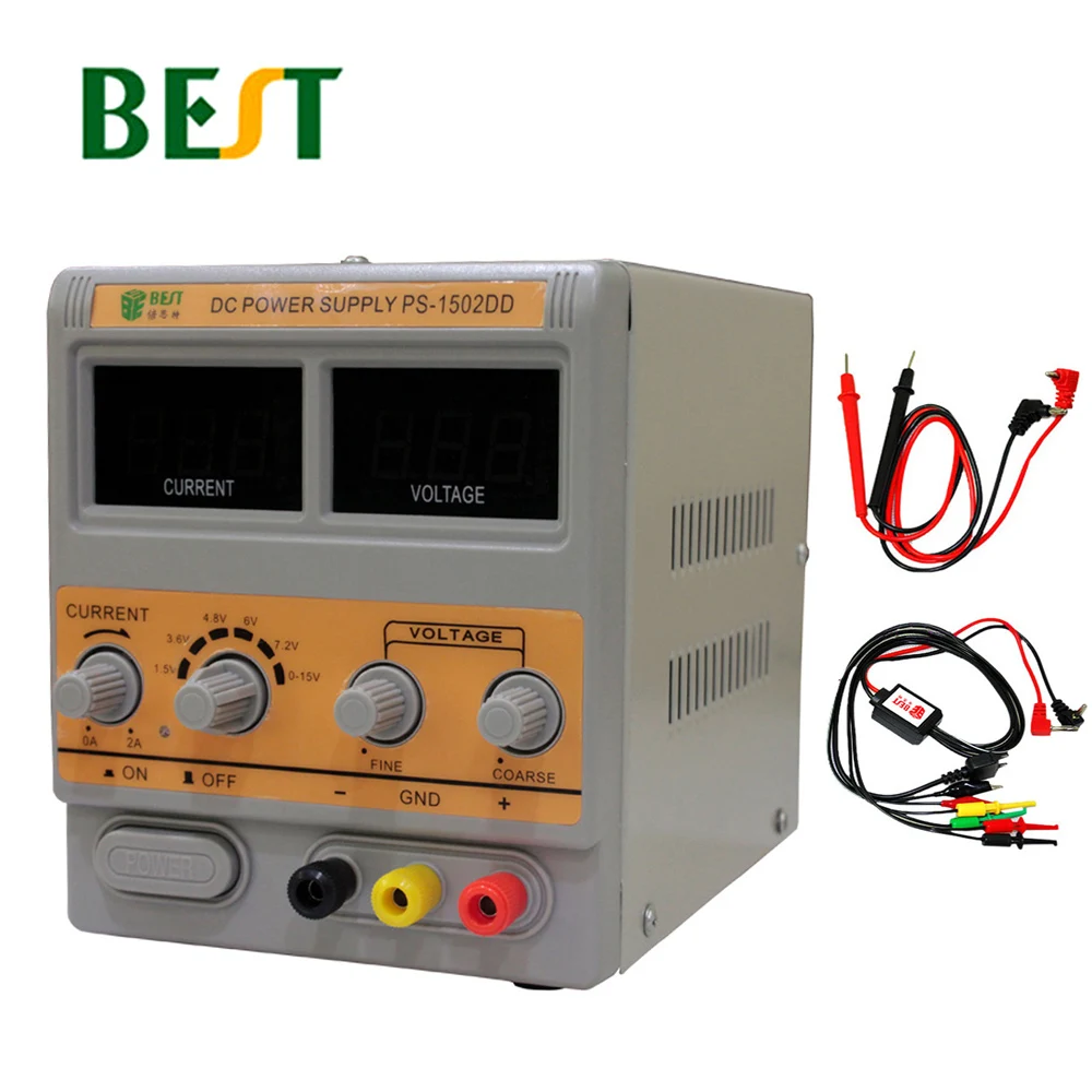  1502DD BEST Mobile Phone Repair Dedicated Power Supply Adjustable Power Supply 15V2A High-Precision
