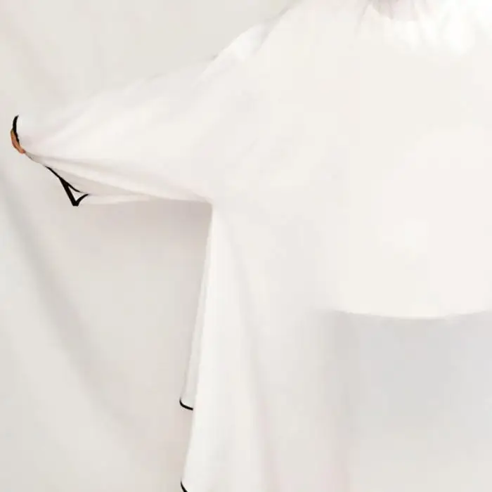 Горячая Салон волос резка накидка водонепроницаемый с длинным рукавом стрижка фартук Парикмахерская Ткань платье обёрточная бумага wyt77