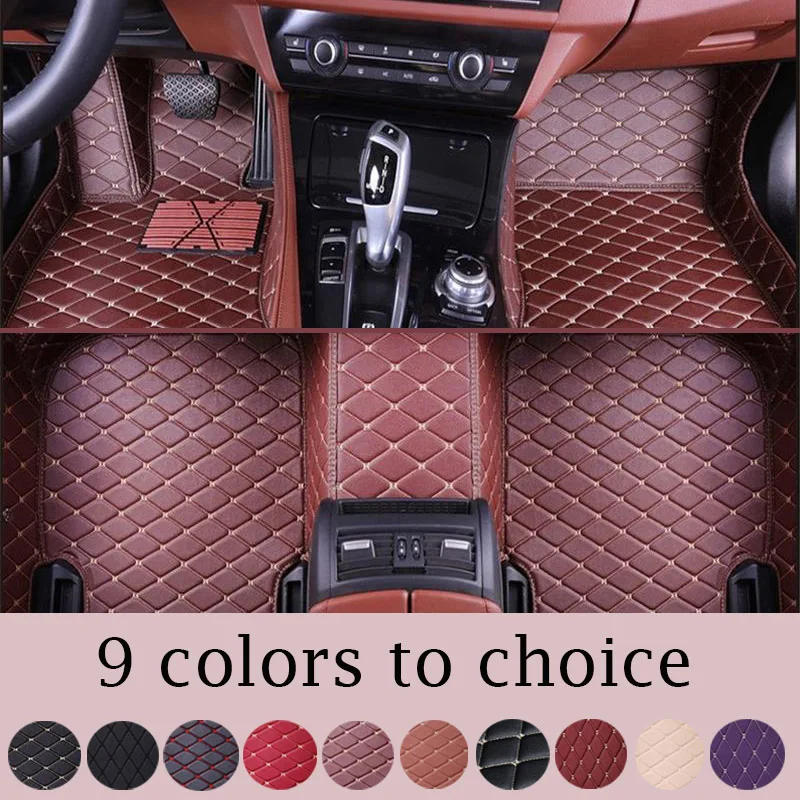 leather car floor mats for Bmw X5 E53 E70 2004 2013 2014 2016 2017 2018