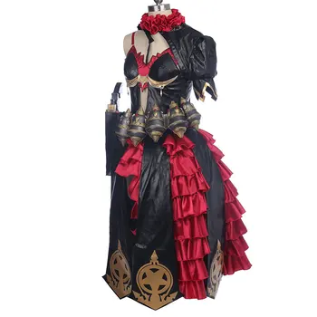

2018 Fashion SINoALICE Cosplay Dead Alice Cinderella Cosplay Costume With Socks&women's Hat Halloween Christmas For Women Dress