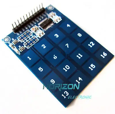 

TTP229 16Channel Digital Touch Sensor Module Capacitive Touch Switch Button