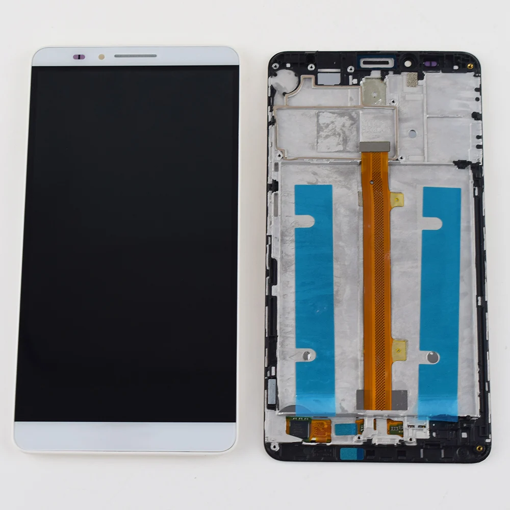 

For Huawei Mate 7 LCD Display Touch Screen Digitizer Assembly Frame For Huawei Mate 7 MT7-TL00 MT7-CL00 Display Screen