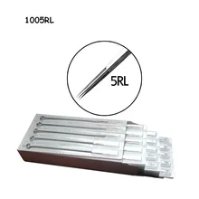 

50 pcs/Box 1005RL Disposable sterile 316 Stainless Steel Round Liner Tattoo Needles for Standard Rotary Tattoo Machine & Grips