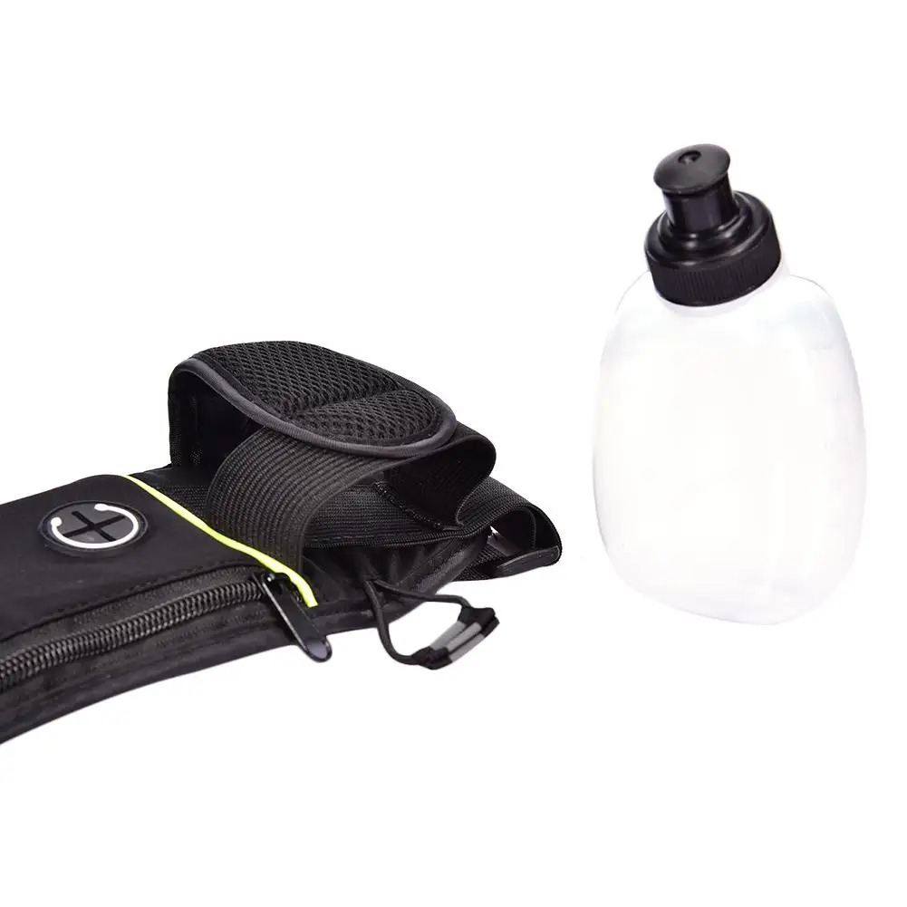 في الهواء الطلق الرياضة جيوب الخصر حزم حقيبة مع اثنين زجاجات مياه سفر تشغيل حزمة الخصر ل في الهواء الطلق الرياضة حزام الرجال شنقا أكياس