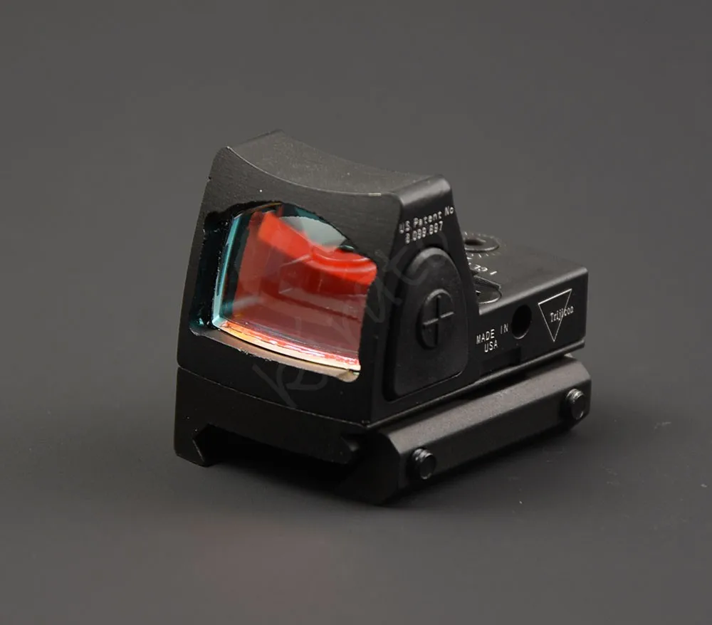Тактический прицел для винтовки Trijicon RMR Style 1x с красной точкой Пикатинни и Glock