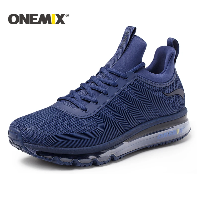 ONEMIX 2018 running shoes for men air cushion high top shock absorption