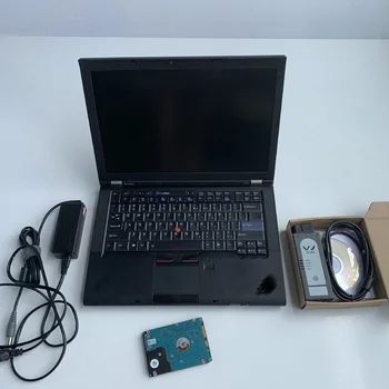 

O.dis V5.13 E.tk E-lsawin New professional OKI VAS6154 Full Chip Car Scanner Diagnostic Tool used T410 Laptop Software HDD/SSD