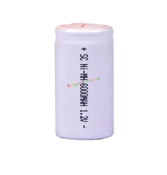 

1x Sub C SubC With Tab 6000mAh 1.2V Ni-MH Rechargeable Battery White High Power