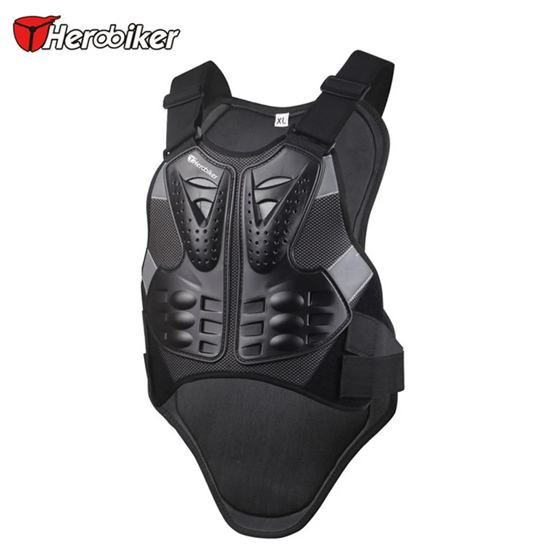 HEROBIKER Motorcycle Armor Chest Back Body Armor Vest Motocross