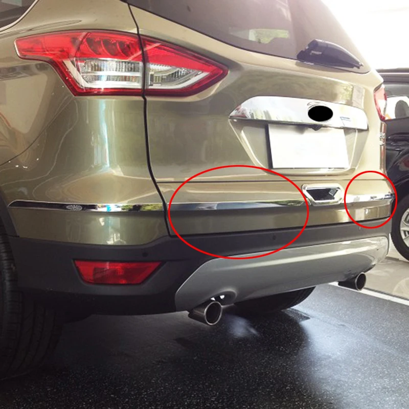 Для Ford Escape Kuga 2017 2018 Хромированная передняя и задняя противотуманная фара крышка