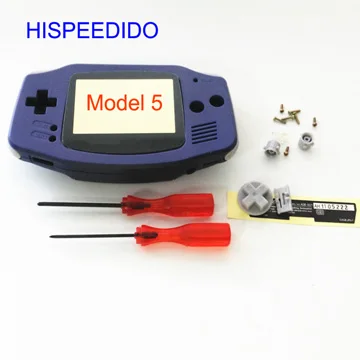 HISPEEDIDO 19 цветов корпус оболочки пакет для Nintendo Gameboy Advance консоли чехол Ремонт Часть для GBA с кнопочные подкладки - Цвет: Model 5