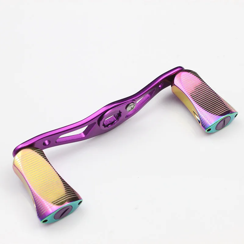 Kawa радуга цвет катушка ручка Alluminu сплав Рыбалка рокер высокое качество очень красивая катушка аксессуар отверстие размер 8X5