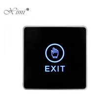 10 шт. сенсорная кнопка для выхода переключатель управления открытием аварийных выходов релиз кнопочный переключатель Инфракрасный Буле Подсветка для Система контроля доступа E11