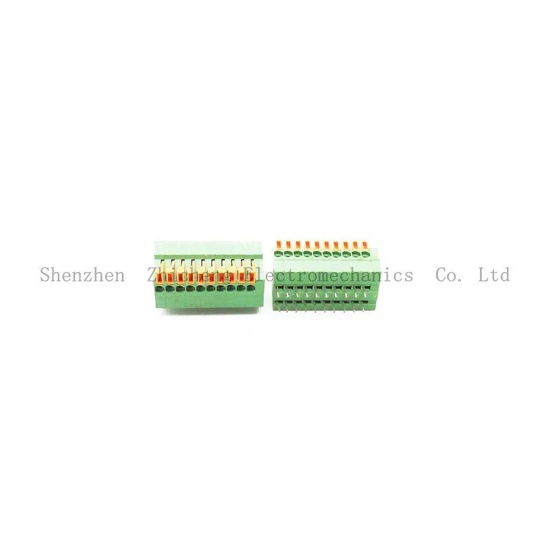 

6PCS Dual Row 20 Pin Screwless Terminal Block Connector 150V 2A