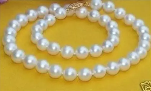 

GOOD 8-9MM Akoya WHITE PEARL NECKLACE 14k/20 18