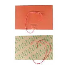 230 В 1500 Вт 500x500 мм, силиконовая резина с подогревом коврик нагреватель кровать для 3D-принтера